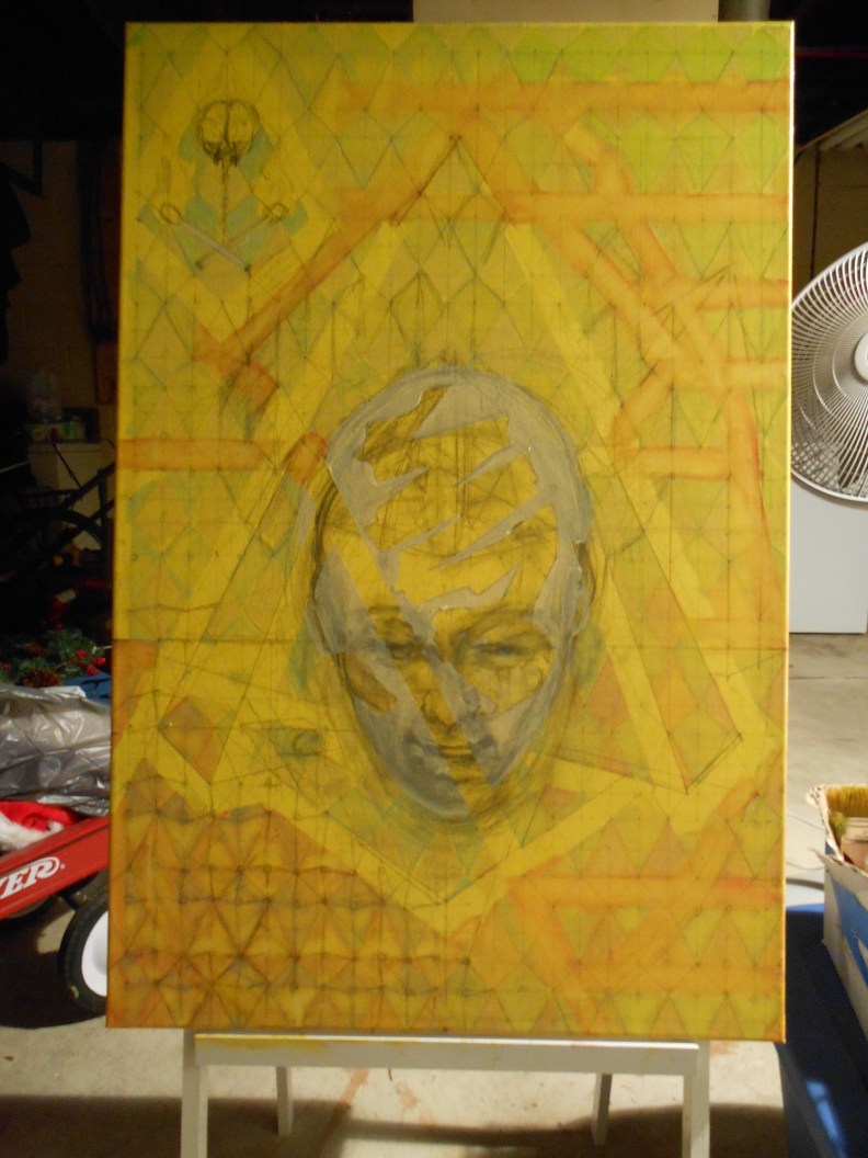 Painting in progress - Sweet Cavity Resonance