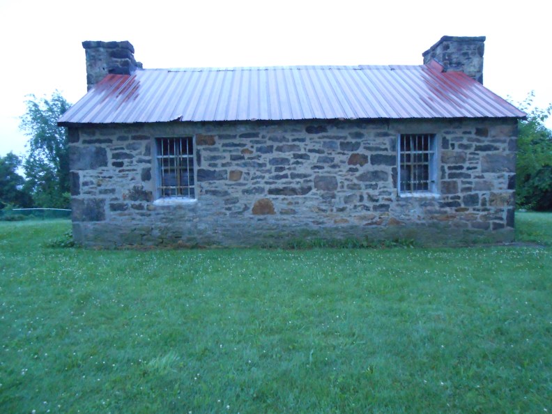 The backside, facing north 