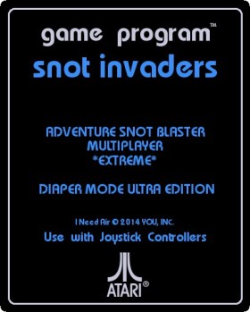 snot invaders label